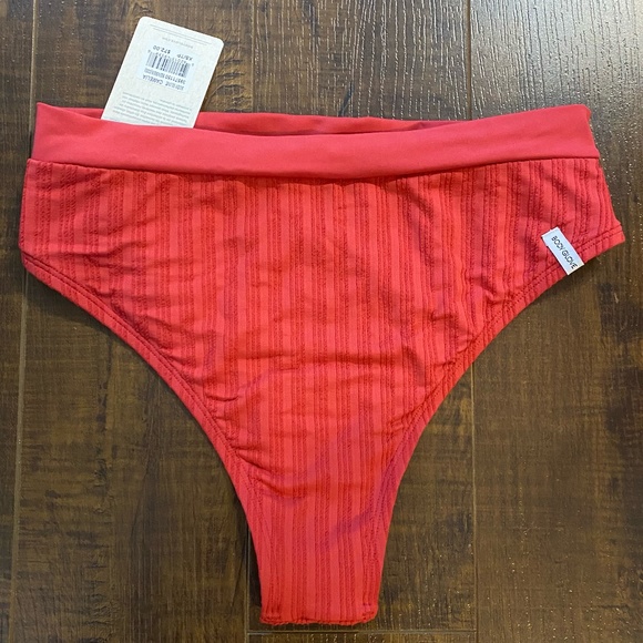 Body Glove SENSES Marlee High Waist Bikini Bottom - Cherry - Picture 8 of 8